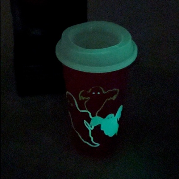Starbucks Halloween 2023 Reusable Glow-In-The-Dark Hot Cups 16oz - Picture 3 of 16